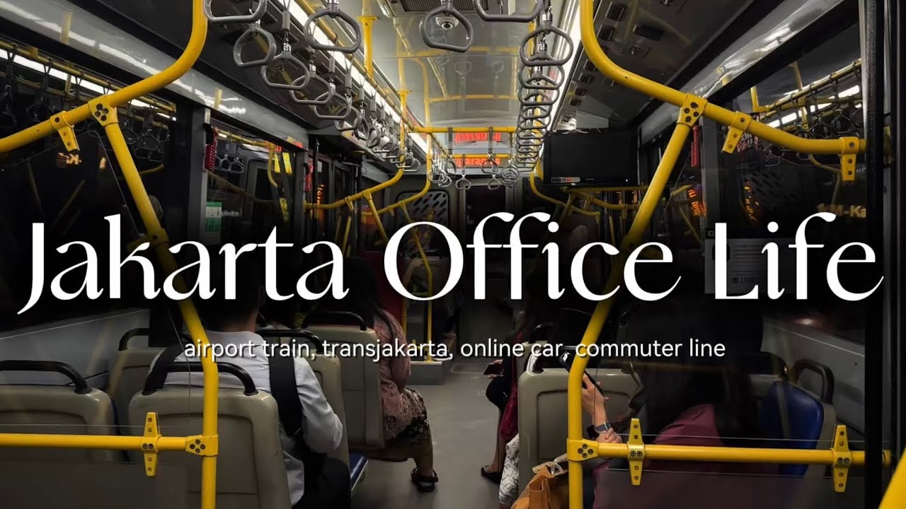 Jakarta Office Life | Gloomy Weather + Public Transport Commute