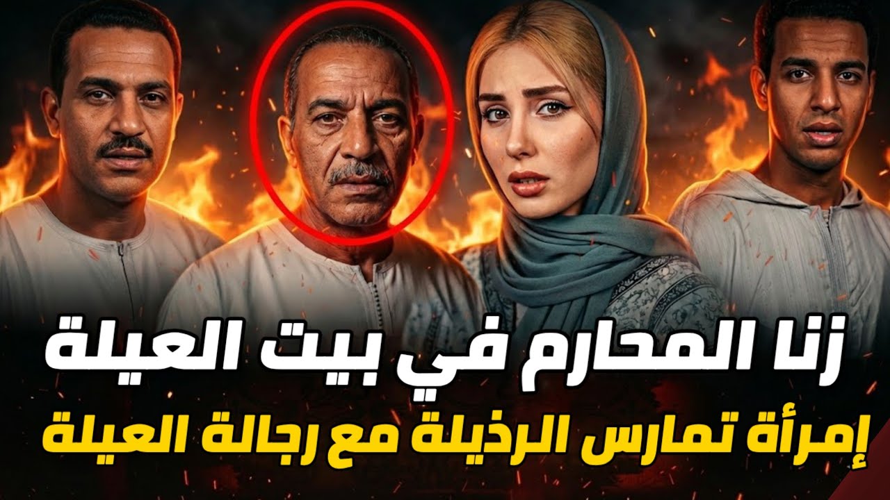ز*نـ…ـا الـمـ ـحارم في بيت العيلة : إمـرأة تمارس الـر…ـذيـلة مع رجالة العيلة : جريمة حقيقية