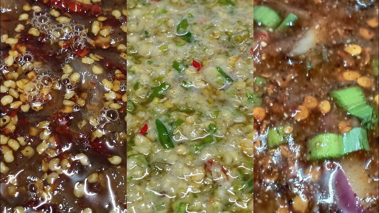 ထိုင်းဆော့(นํ้าจิ้ม)Dipping Sauce လုပ်နည်း၃မျိုး