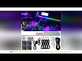 DEAL 18 in 1 LED Symphony Ambient Lights Car Interior Full Color Streamer RGB 64 Colors Neon Acrylic