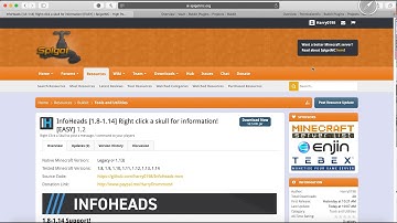 InfoHeads Spigot Plugin Tutorial [1.8-1.14]