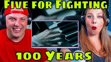 REACTION TO Five for Fighting - 100 Years: Music Video | THE WOLF HUNTERZ REACTIONS