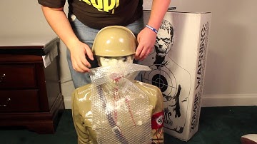 Zombie Industries zombie target unboxing video