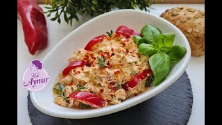 Paprika creme oder auch als dipp I Kahvaltilik peynir tarifi