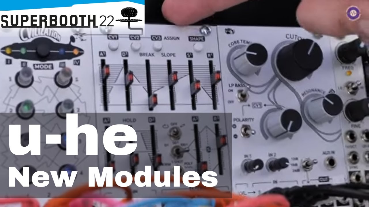 Superbooth 22: U-he 3-channel envelope & multimode filter
