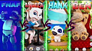 FNAF 🆚 Angela 🆚 Hank 🆚 Ben | WHO IS BEST SINGER?