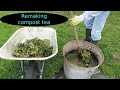 Remaking my compost tea - My French homestead renovation continues