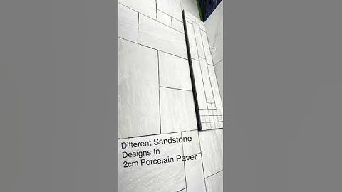 Transform your outdoor space with the natural beauty of sandstone with 2cm Porcelain Pavers!  #tiles