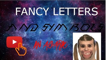 How to add fancy symbols or letters in AGAR.io for free! Mobile/PC(WORKING 100%)not a clickbait