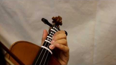 ABRSM Violin Exam Grade 3 scales and arpeggios - D major scale (separate bow)