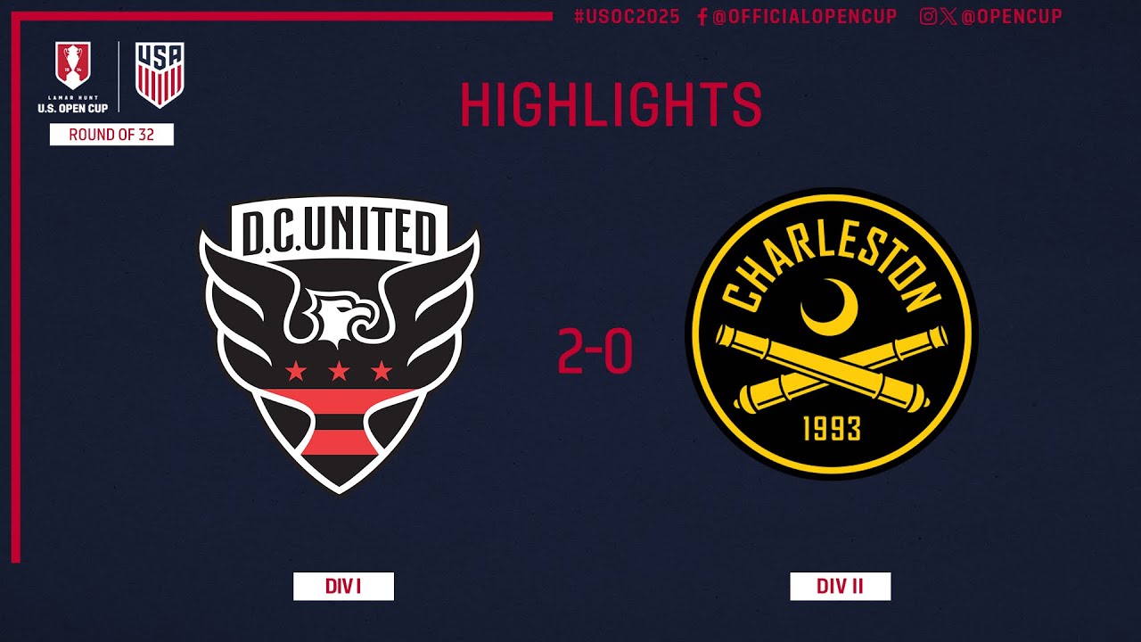 D.C. United vs. Charleston Battery HIGHLIGHTS | U.S. Open Cup Round of ...