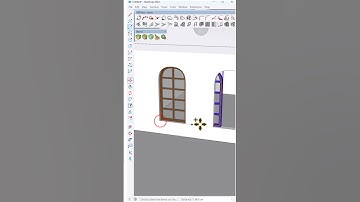The fastest way to create an Arched Window in Sketchup! #sketchup #nicetower