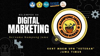 Pelatihan Digital Marketing Bersama UMKM Kampung Jamu di Kedurus
