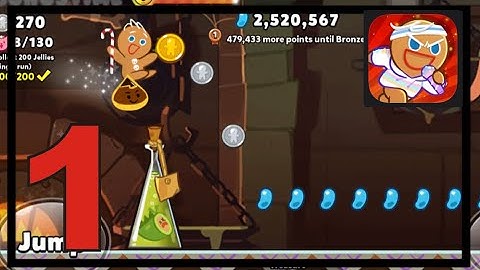 Cookie Run : OvenBreak gameplay part 1 Ginger Brave’s Trial walkthrough