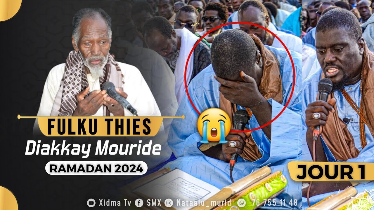 😭Thieyy Ndeysaan 1er Jour Foulkou Thies | Serigne Ibrahima Gueye Ramadan 1445H • 2024
