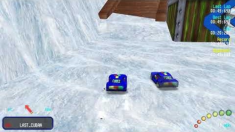 Re-Volt Custom Track Siberia by, Draco, Time Trial Lap