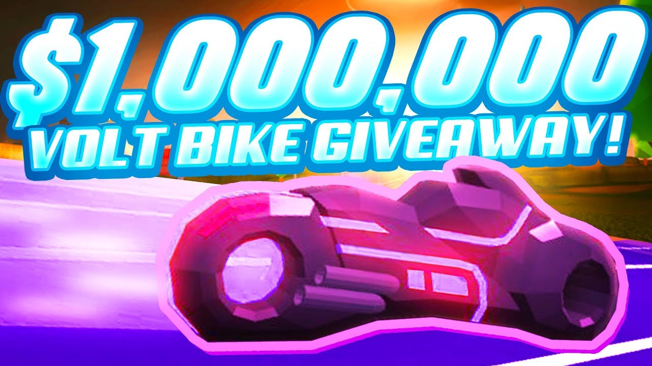 1 000 000 Volt Bike Giveaway Jailbreak Cash Roblox