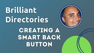 Creating a Smart Back Button - Customizing Brilliant Directories