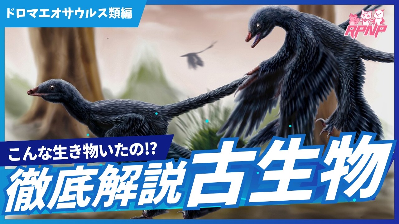 【古生物学】RPNP古生物学ニュース「元祖ラプトル!ドロマエオサウルス類編」#恐竜 #化石 #解説