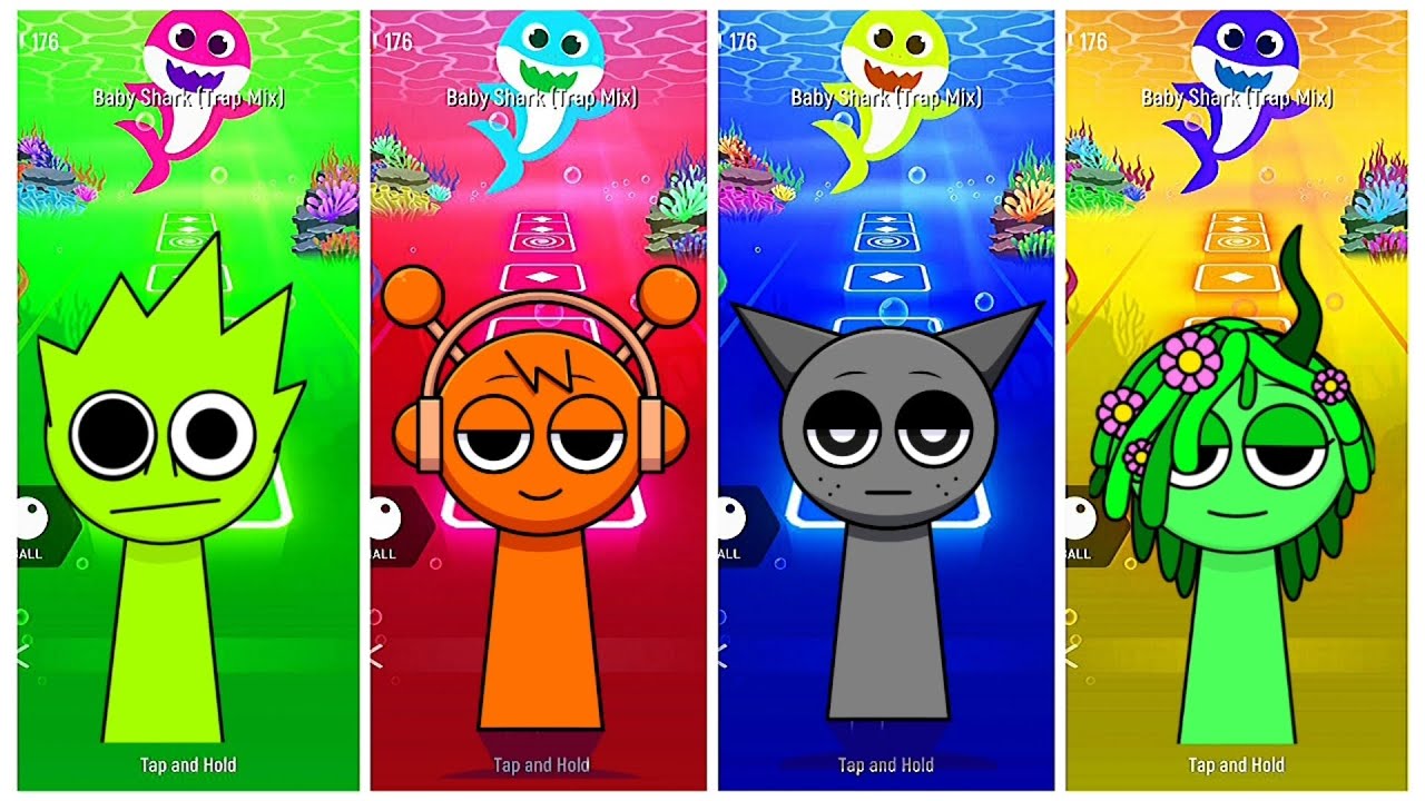 SPRUNKI Incredibox| Coffin Dance Song (COVER) Tiles Hop step