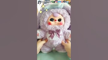 Baby Three 400% Sweet Baby Plush Series Blind Box Unboxing 01 (Free Prize)