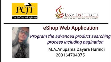 Program the advanced product searching process including pagination   | Task 20