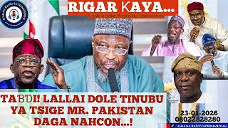 Download Lagu TAƁƊI! LALLAI DOLE TINUBU YA TSIGE MR. PAKISTAN DAGA NAHCON...! - Yakubu Musa Fagge (23-01-2026) MP3