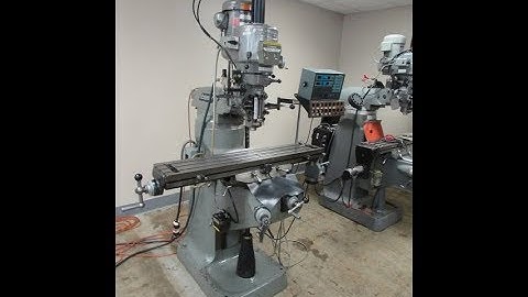 Bridgeport Series I Knee Mill with 2 Axis Digital Readout
