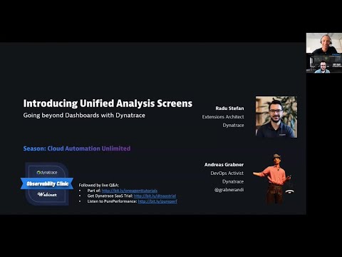 Introduction to Dynatrace Unified Analysis: Going beyond Dashboards