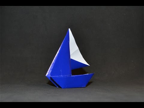 Origami: Sail boat / Barco Ã  vela - YouTube