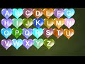 ALPHABET ABC Song With Cute Heart Shape Alphabet Song Phonics Song NURSERY RHYME Gala Major 