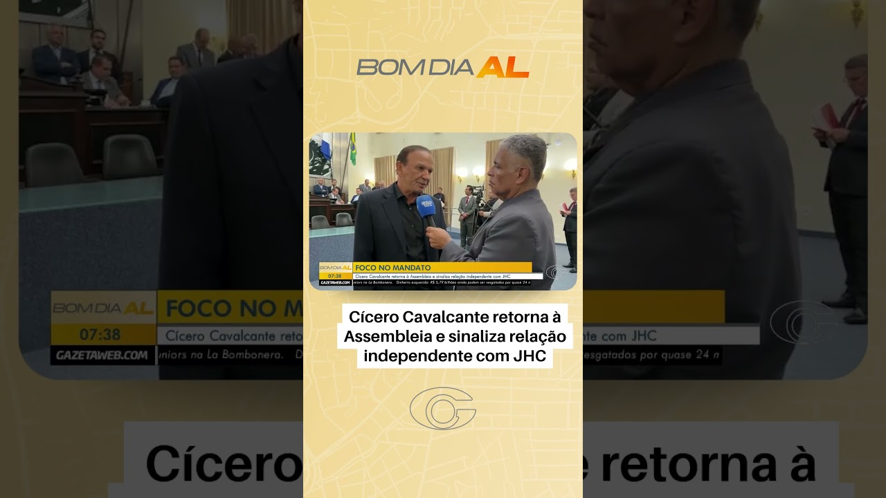 Cícero Cavalcante retorna à Assembleia e sinaliza relação independente com JHC