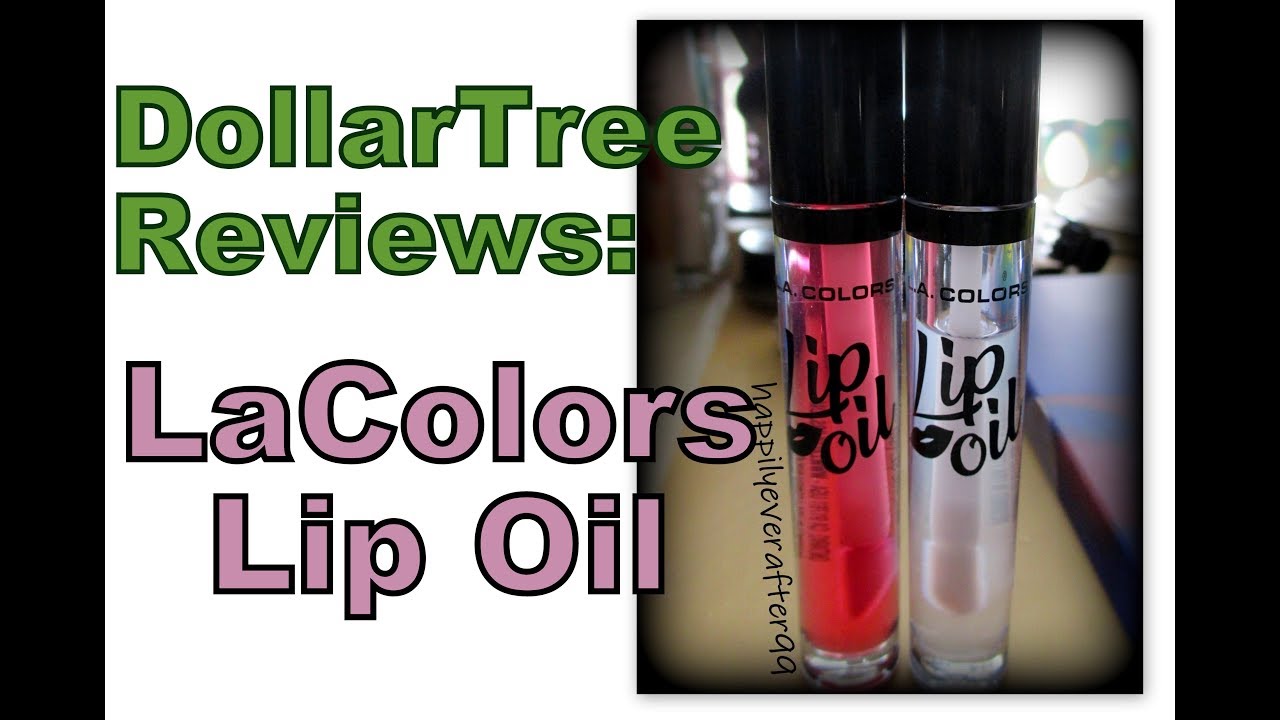 DollarTree Reviews LaColors Lip Oil Review YouTube