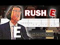 RUSH E (Sheet Music Boss) but... it's a Guitar tutorial (TAB)