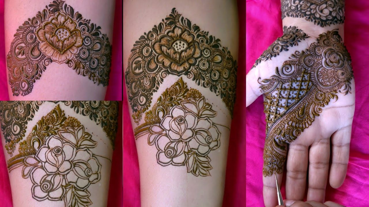beautiful arabic Mehandi Design|| Arabic Mehandi for front hand