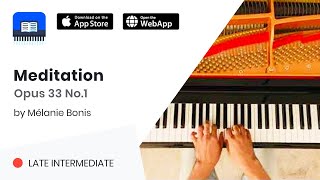 Meditation Op.33 No.1 by Mélanie (Mel) Bonis