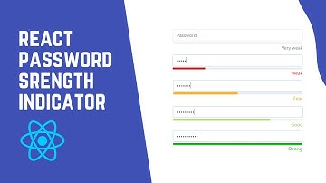 React Password Strength Indicator
