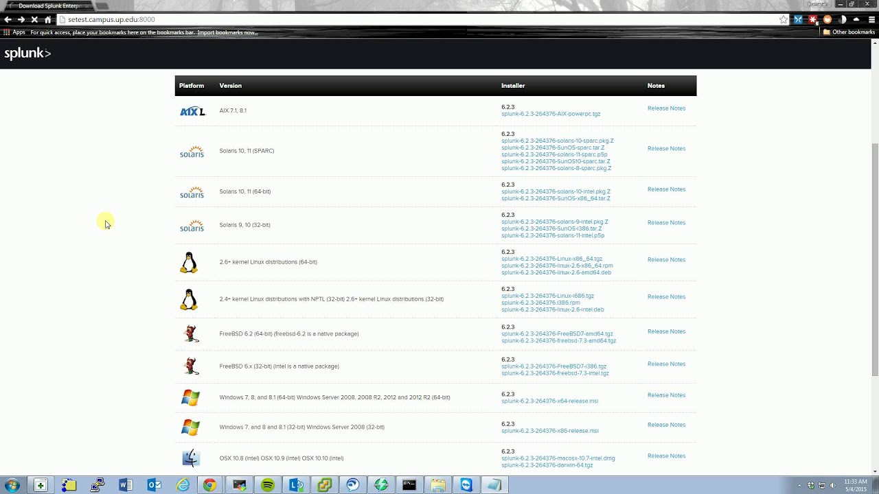 Installing Splunk Enterprise 6 on Linux 7 - YouTube
