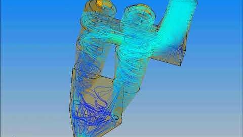 Cyclone particle separation system