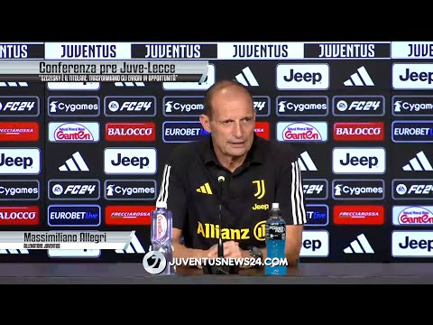 Conferenza Allegri pre Juve-Lecce: “"Szczesny è il titolare. Trasformiamo gli errori in opportunità"