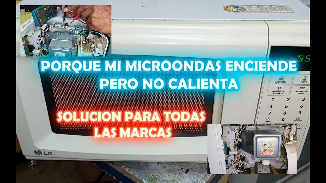 💥Reparación de Microondas LG: Enciende pero No Calienta | Solución Paso