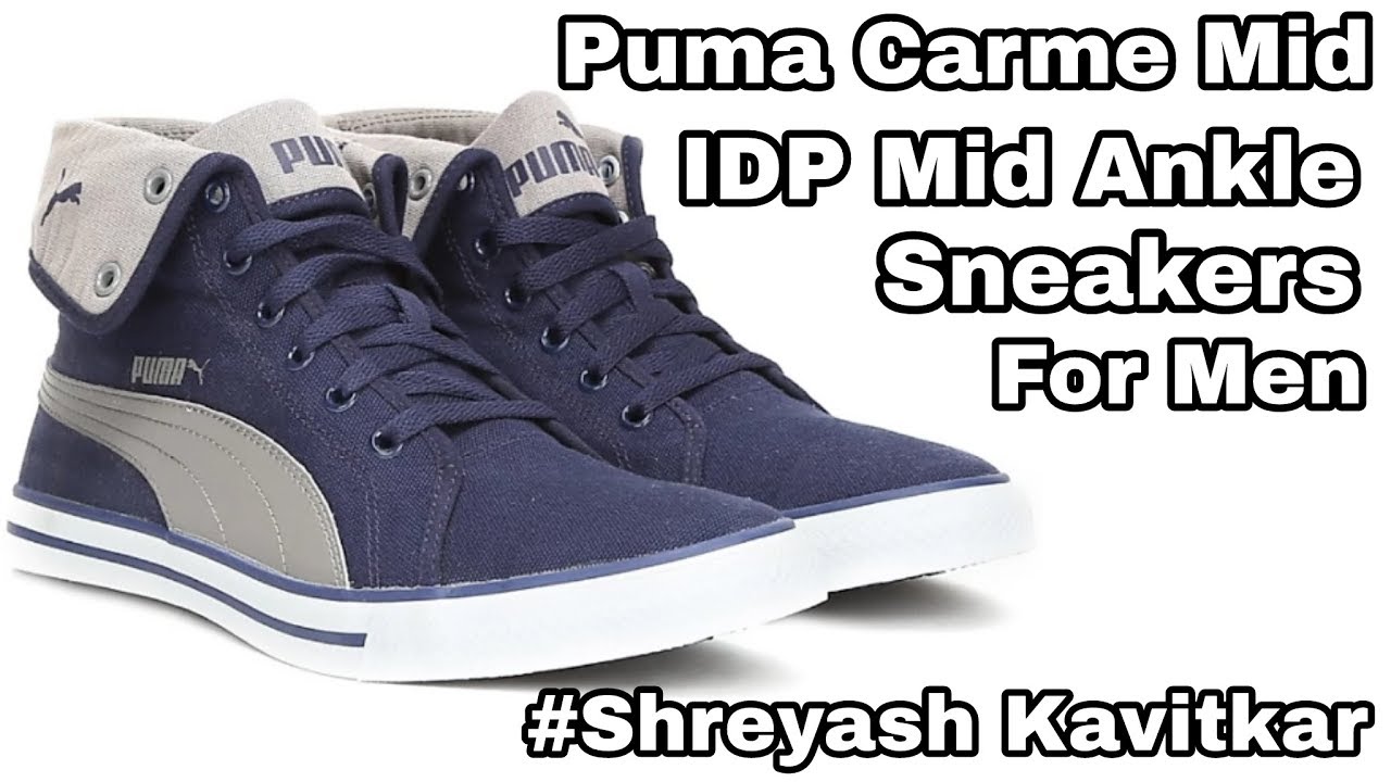 puma mid ankle sneakers