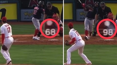 Shohei Ohtani Throws 68 MPH Curveball, Then 98 MPH Fastball on Consecutive Pitches vs. Red Sox