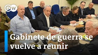 Israel reúne al Gabinete de Guerra para definir la respuesta contra Irán