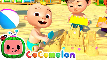 Can You Build A Sand Castle? Beach Song! | Summer Time Fun Cocomelon | Nursery Rhymes & Kid Songs