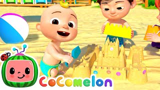 Can You Build A Sand Castle? Beach Song! | Summer Time Fun Cocomelon | Nursery Rhymes \& Kid Songs