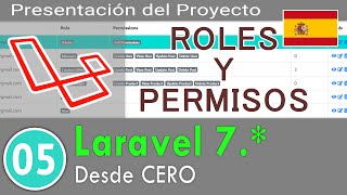05 - Curso de Laravel 7.* - Crear Sistema de Roles y Permisos - Parte 5