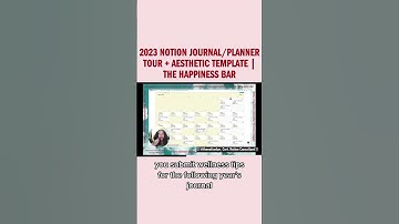 ✨2023 Notion Journal Tour ✨ #notion #notiontemplate #2023journal #newyear