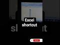 Excel shortcut| number to date convert shortcut|date formatting #excel #excelshortcuts #ytshorts