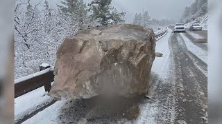 Snow totals, wet spring contribute to this year's rock instability